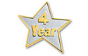 Star Service Award Pin - 4 Yr